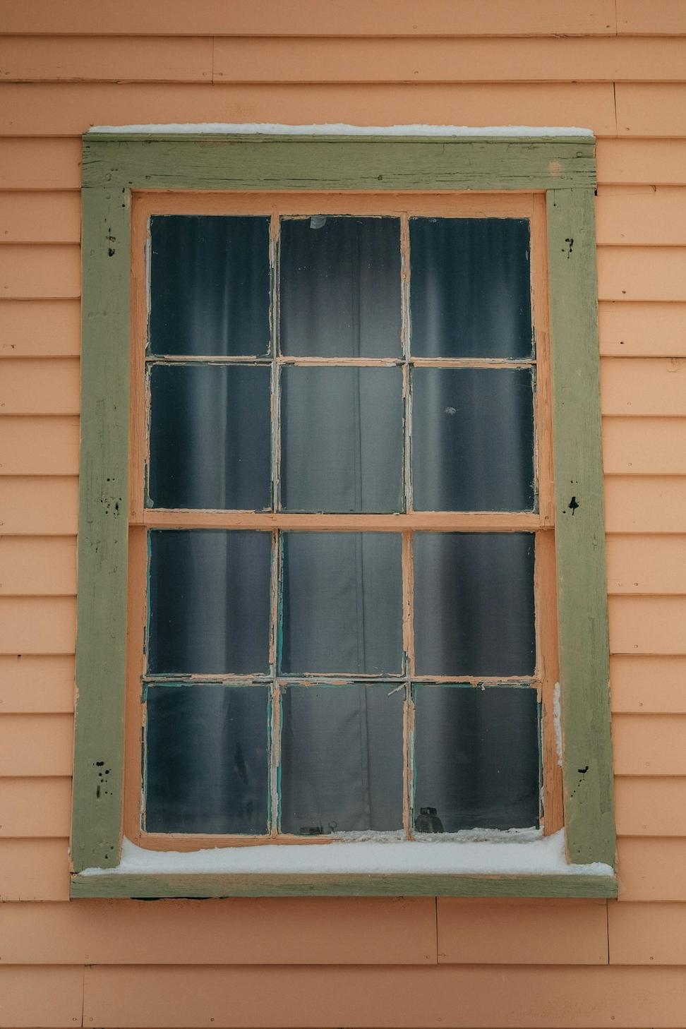 Restored stained glass detail
